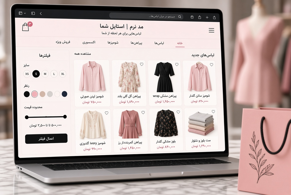 فروشگاه آنلاین پوشاک